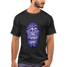 Blått krympt Head Zombiemanar