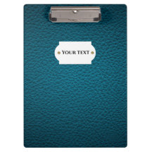 Blått läderurklipp