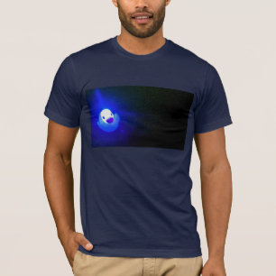 Blått LEDDE Duckie T-shirt
