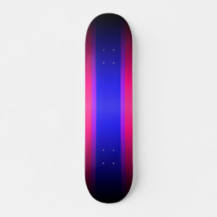 Blått Lila- och Rosa-övertoning: Skateboard för