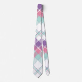 Blått, Lila, Rosa och vitt skäggig Slips