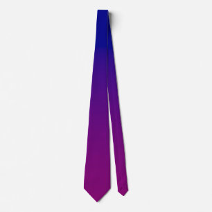 Blått- & lilanackeTie Slips