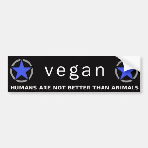 Blått-Lilor Veganpride Bildekal