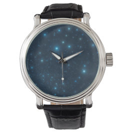 Blått litet Galaxy Armbandsur
