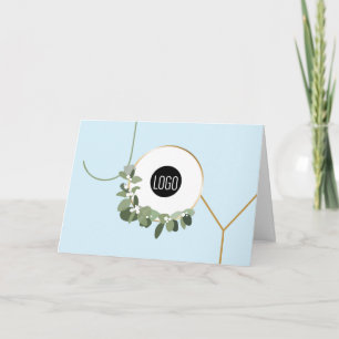 Blått ljus för Business Logotyp WAN Glad helg Ligh