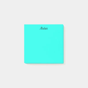 Blått ljus post-it block