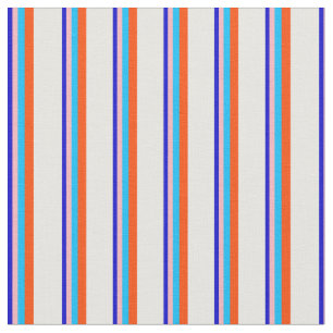 Blått, Ljust rosa, Djup Himlar Blue, Red och White Tyg