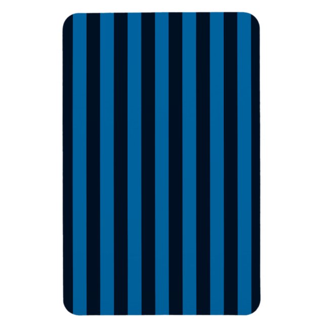 Blått Lodrät Rand-bakgrund Anpassa detta! Magnet (Vertikal)