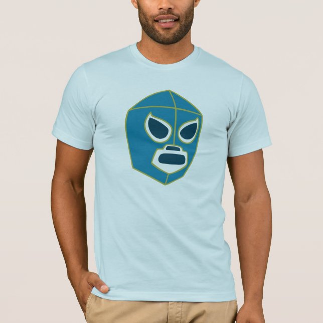 Blått Lucha T-shirt (Framsida)