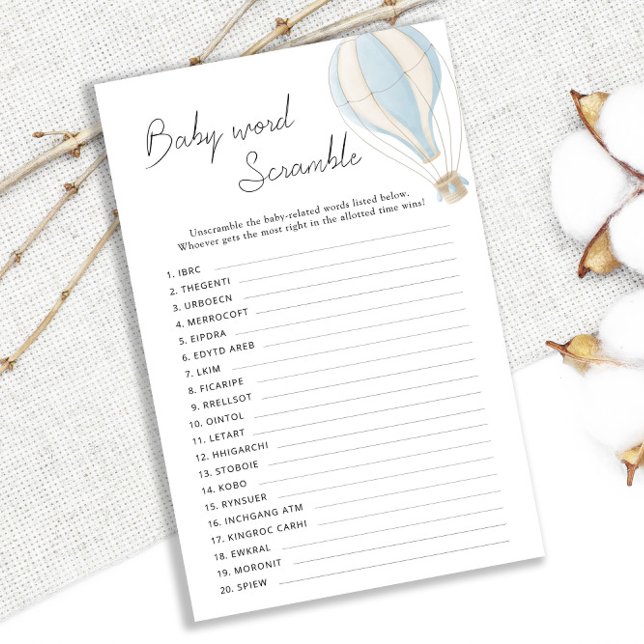 Blått Luftballong, babyskor, Ord-skam (Skapare uppladdad)