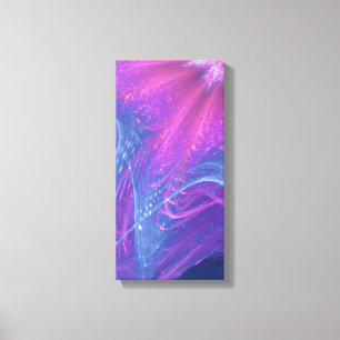 Blått Magenta asymmetrisk rektal Canvastryck