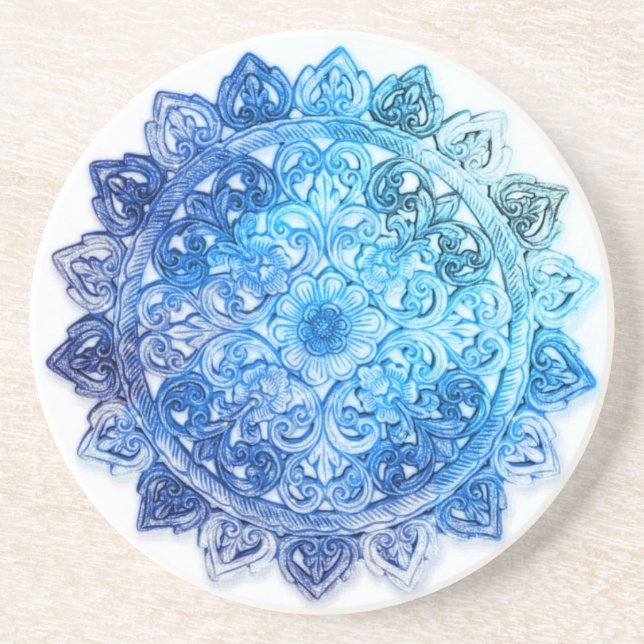 Blått Mandela Underlägg (Framsidan)