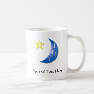 Blått Måne-Anpassade Kaffe Mugg
