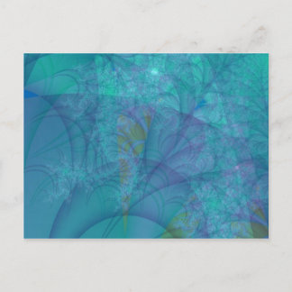 Blått Måne-vykort Vykort