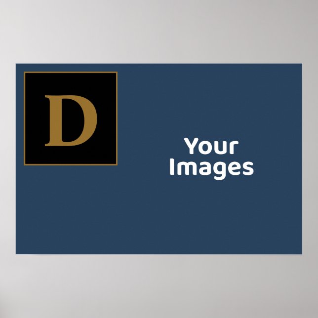 Blått med Guld-familjens ursprungliga Visning för  Poster (Framsidan)