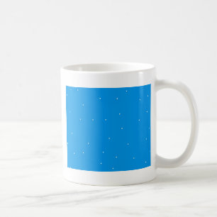 Blått med vita prickar, tillbehör för anpassning kaffemugg