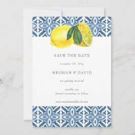 Blått medelhavslemonne Spara datum Meddelande