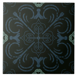 Blått Medelhavsskum - accent för hemdekanter Kakelplatta