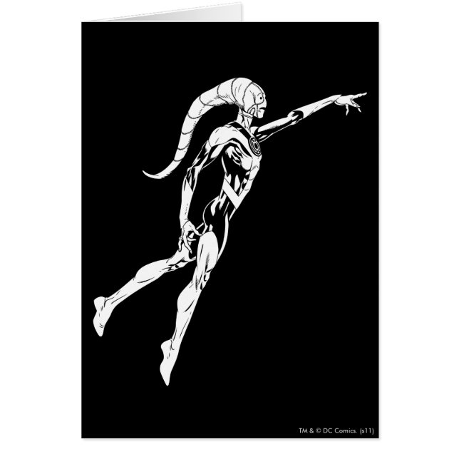 Blått mönster 11 hälsningskort (Framsidan)