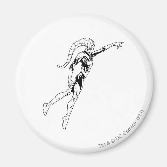 Blått mönster 11 magnet (Framsidan)