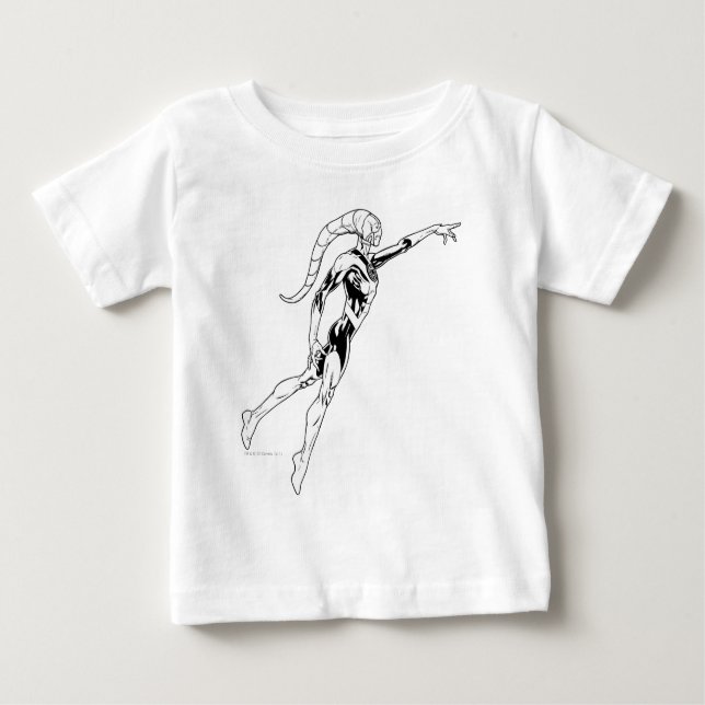 Blått mönster 11 tee (Framsida)