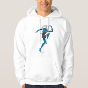Blått mönster 1 sweatshirt