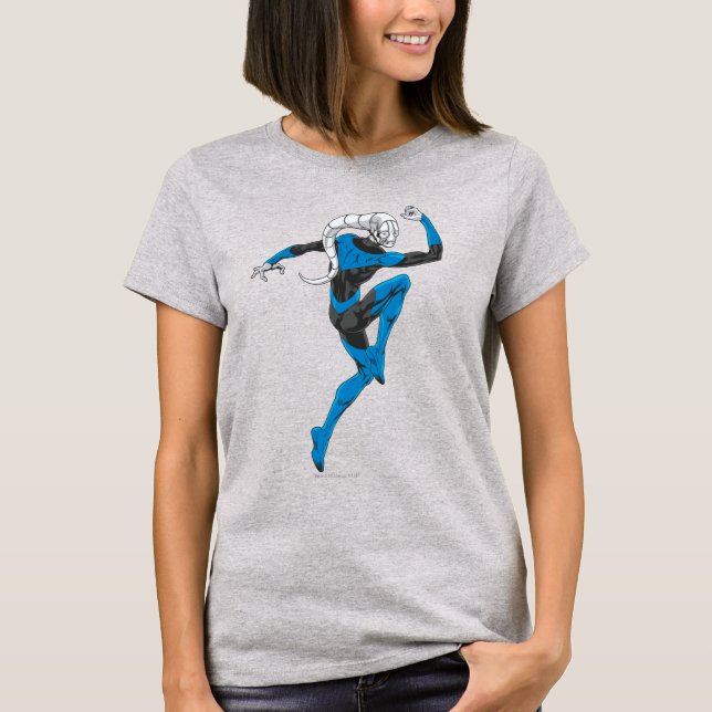 Blått mönster 1 t-shirt (Framsida)