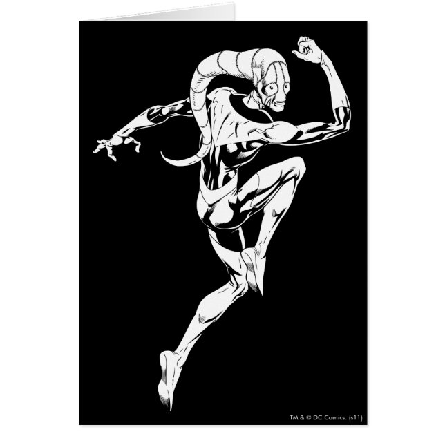 Blått mönster 3 hälsningskort (Framsidan)