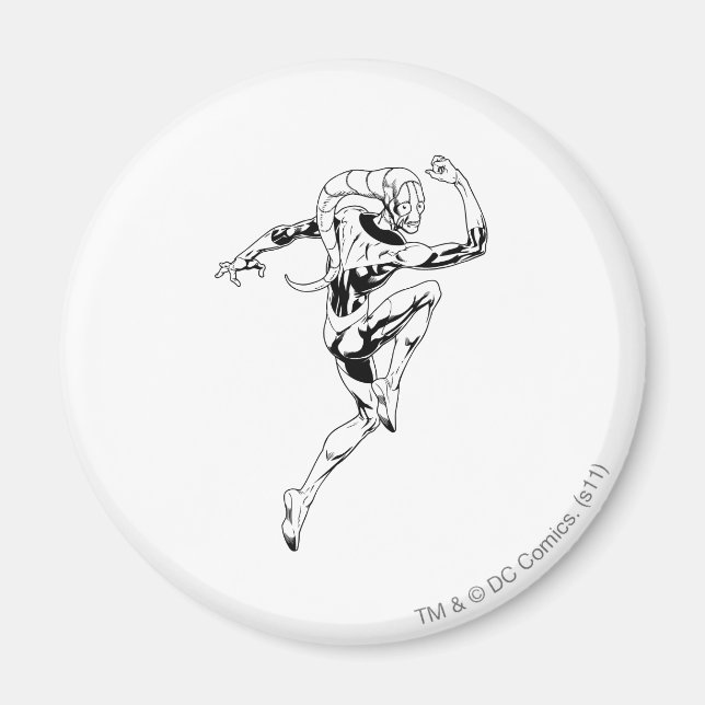 Blått mönster 3 magnet (Framsidan)