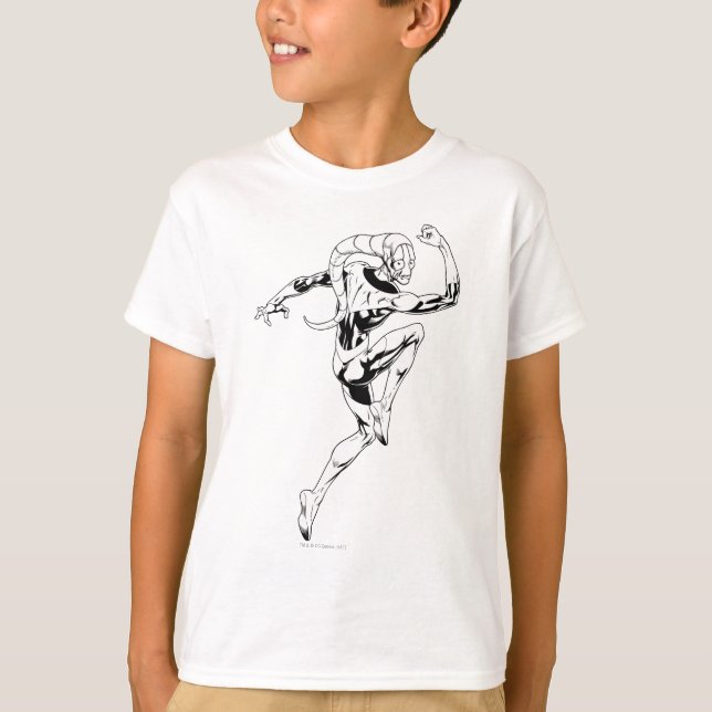 Blått mönster 3 t-shirt (Framsida)