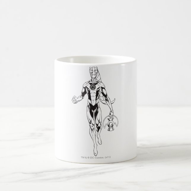 Blått mönster 6 kaffemugg (Center)