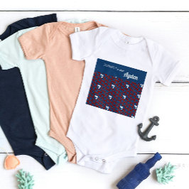 Blått Mönster-Anpassningsbar med SHRIMPLY-funktion T Shirt