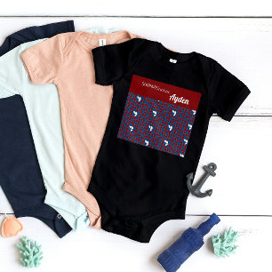 Blått Mönster-Anpassningsbar med SKRÄCKLIG FUNKTIO T Shirt