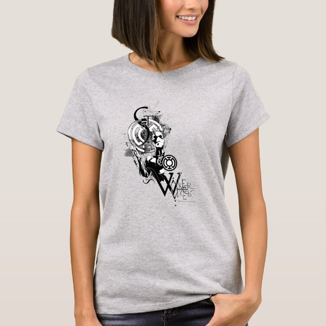 Blått mönster, grafik 2 t shirt (Framsida)