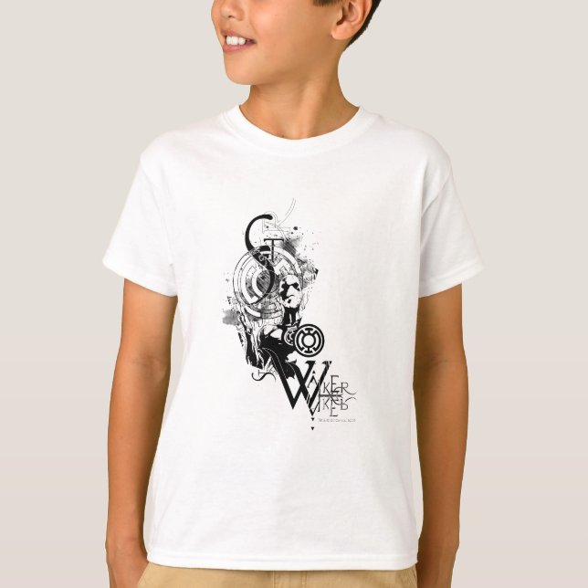 Blått mönster, grafik 2 t-shirt (Framsida)