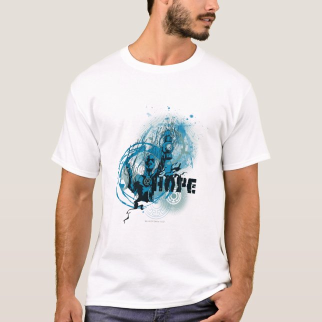 Blått mönster, grafik 3 t-shirt (Framsida)