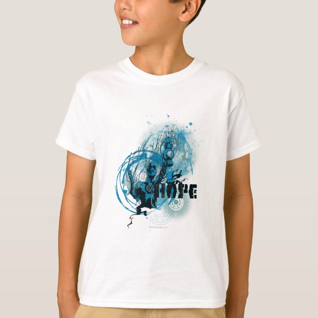 Blått mönster, grafik 3 t-shirt (Framsida)