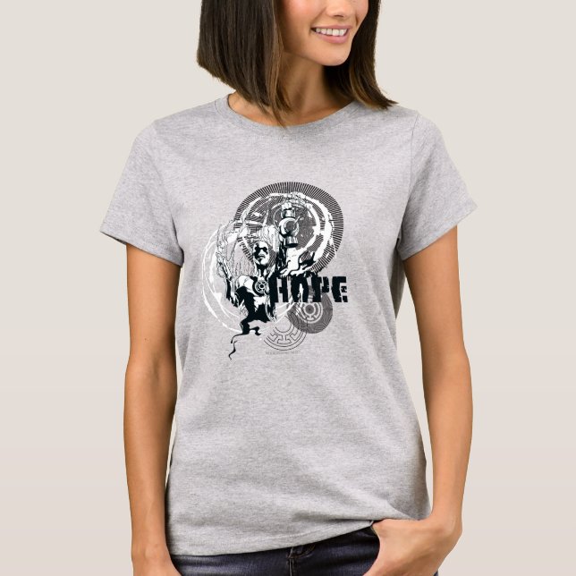 Blått mönster, grafik 4 t shirt (Framsida)