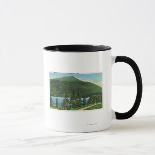 Blått Mt Sjö, bergsvy Mugg