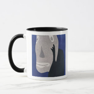 Blått Mugg