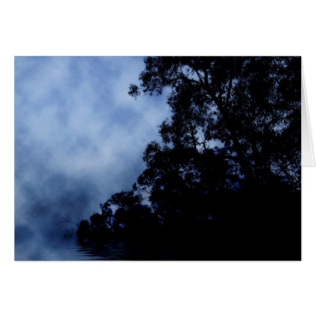 Blått mysterium kort (Framsidan Horizontal)