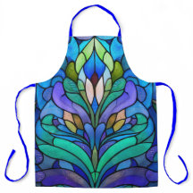 Blått nedfläckad av blommigt