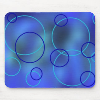 Blått neon Mousepad Musmatta