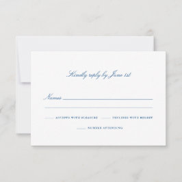 Blått nummer för eleganten närvarande OSA kort