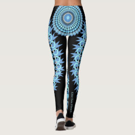 Blått- och blåtiragodis leggings