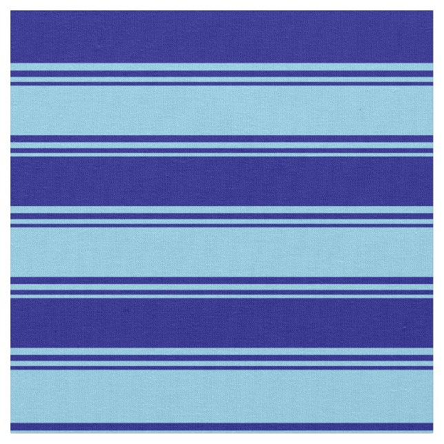 Blått och blått Färgad stripe/uttorkat Mönster Tyg (Närbild)