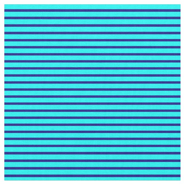 Blått och cyan-Färgad i Mönster Tyg (Närbild)