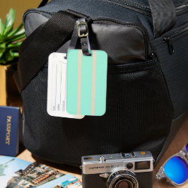 Blått och grått stripe linjer bagagebricka