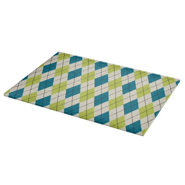 Blått och gröna Argyle (Hörn)