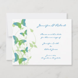 Blått och Grönt-fjärilsvin Spara datum Datumet